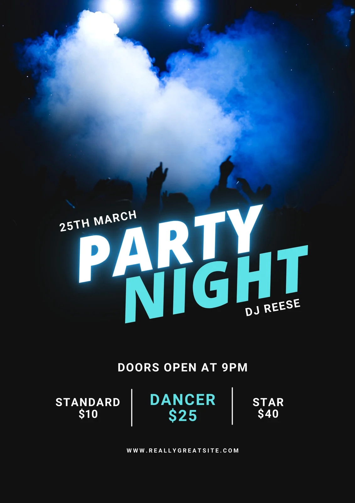 Free Printable And Customizable Club Flyer Templates Canva