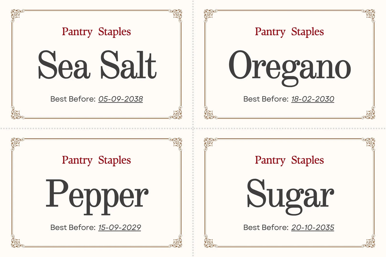 Free Printable Label Templates