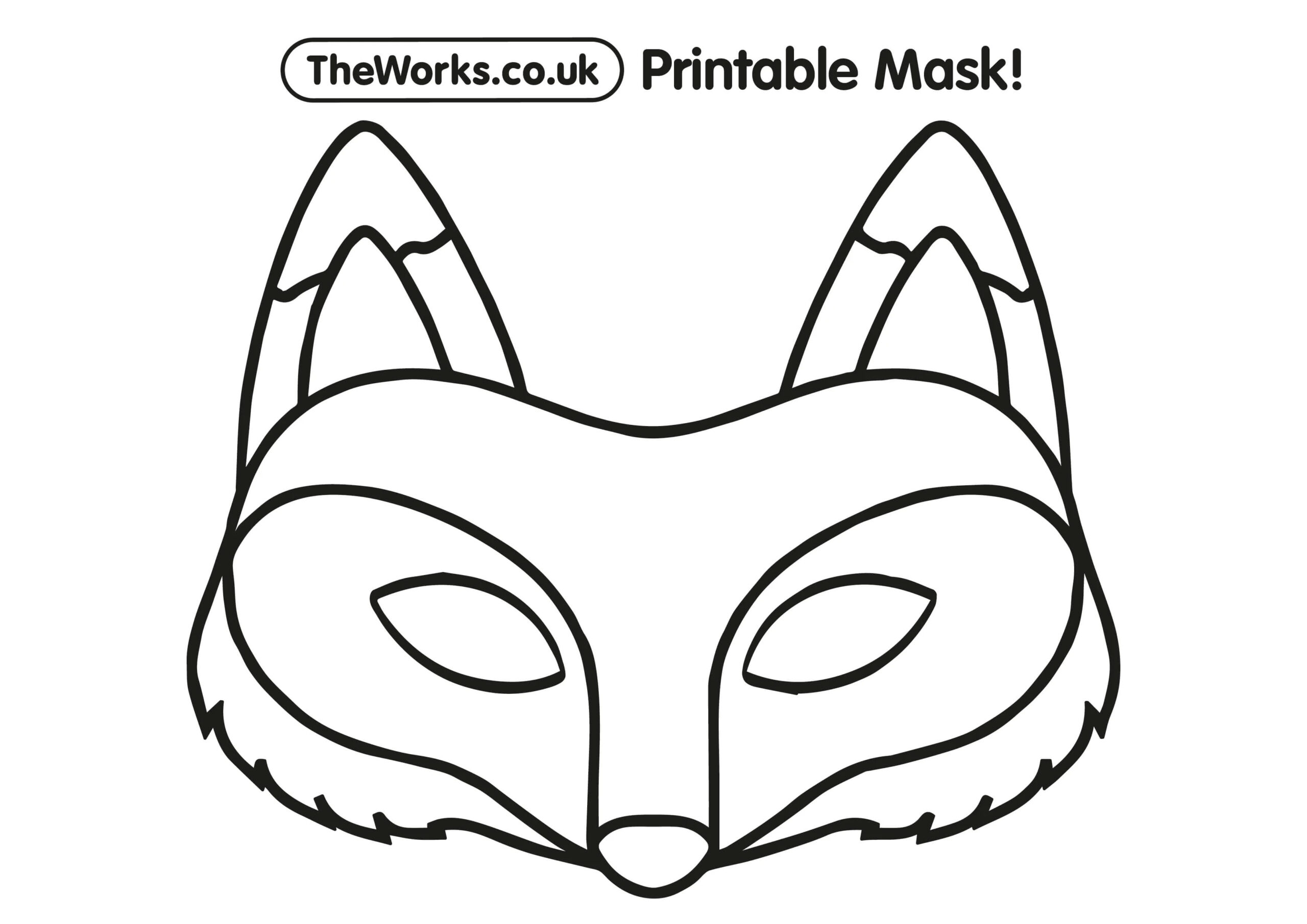 Free Printable Animal Masks The Works