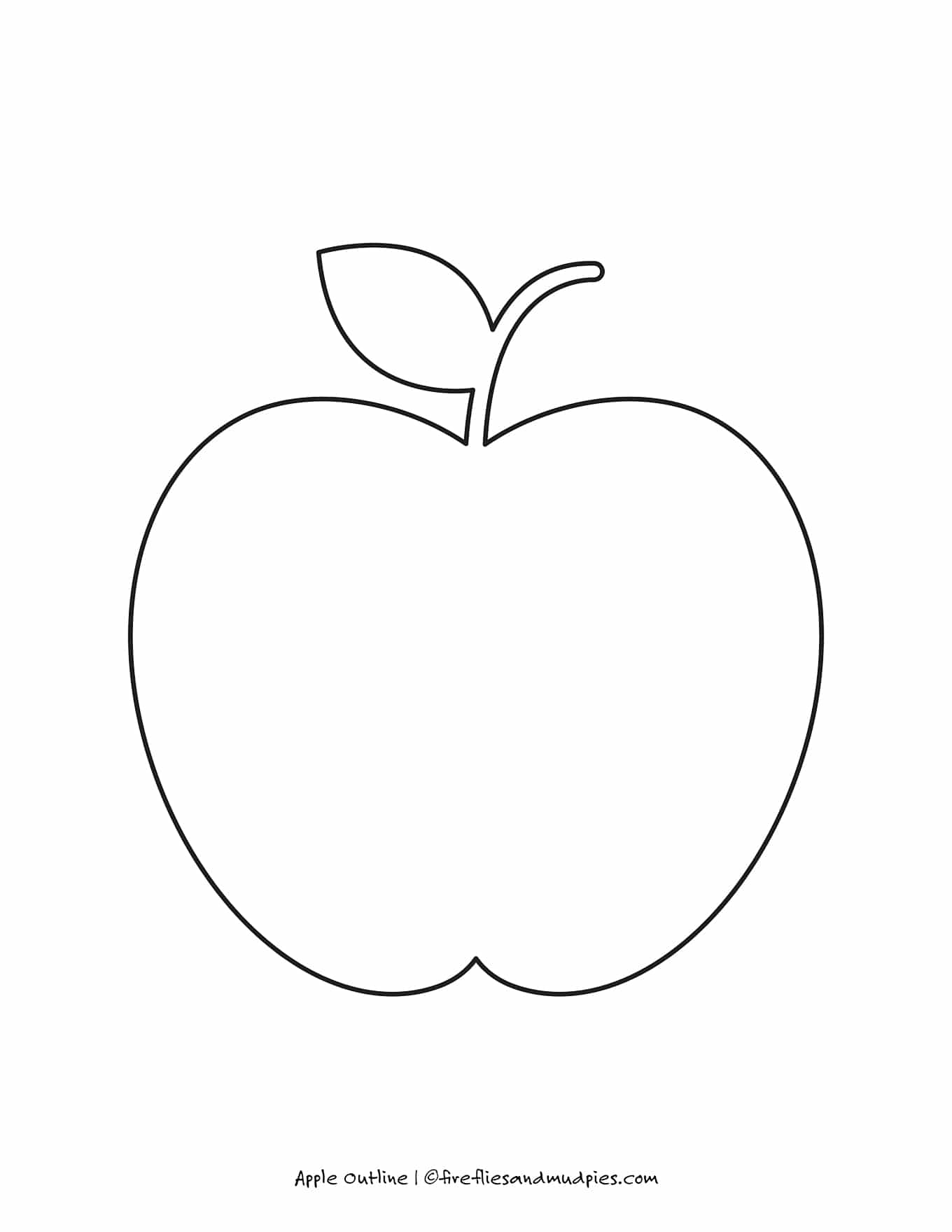 Free Printable Apple Templates