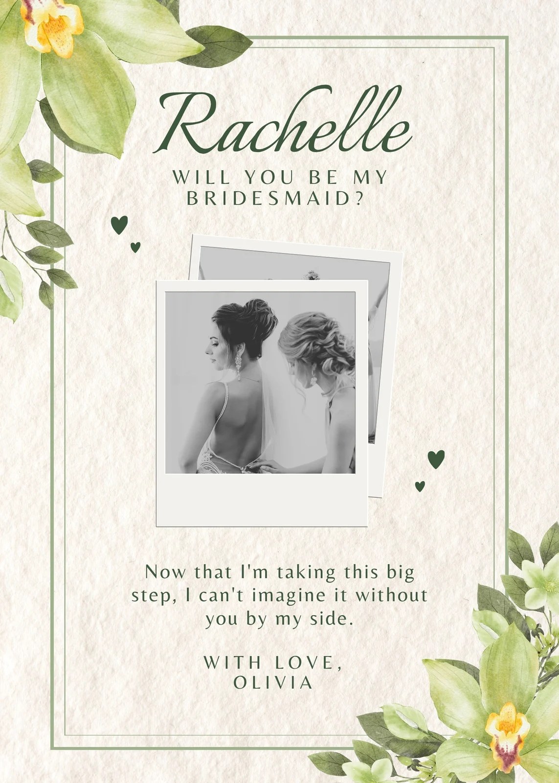 Free Printable Bridesmaid Proposal Templates Free Printable Bridesmaid Proposal Templates