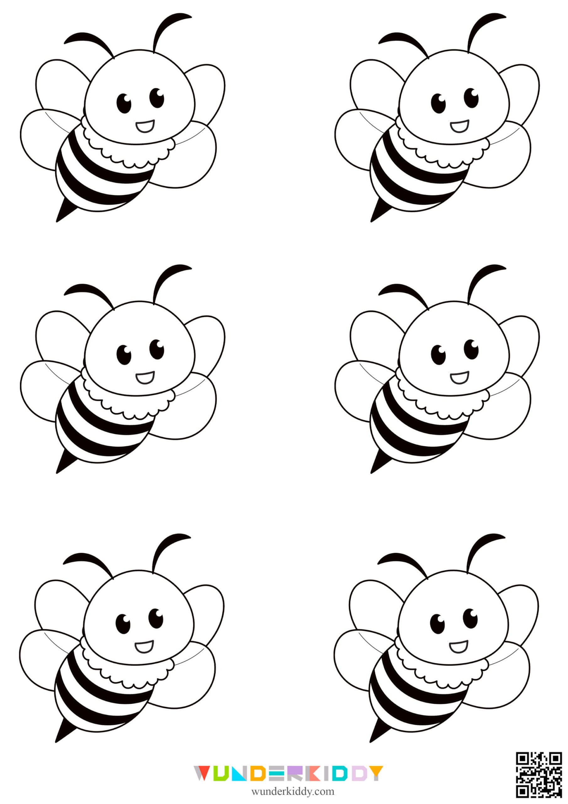 Free Printable Bee Template For Kindergarten Craft Free Printable Bee Template For Kindergarten Craft