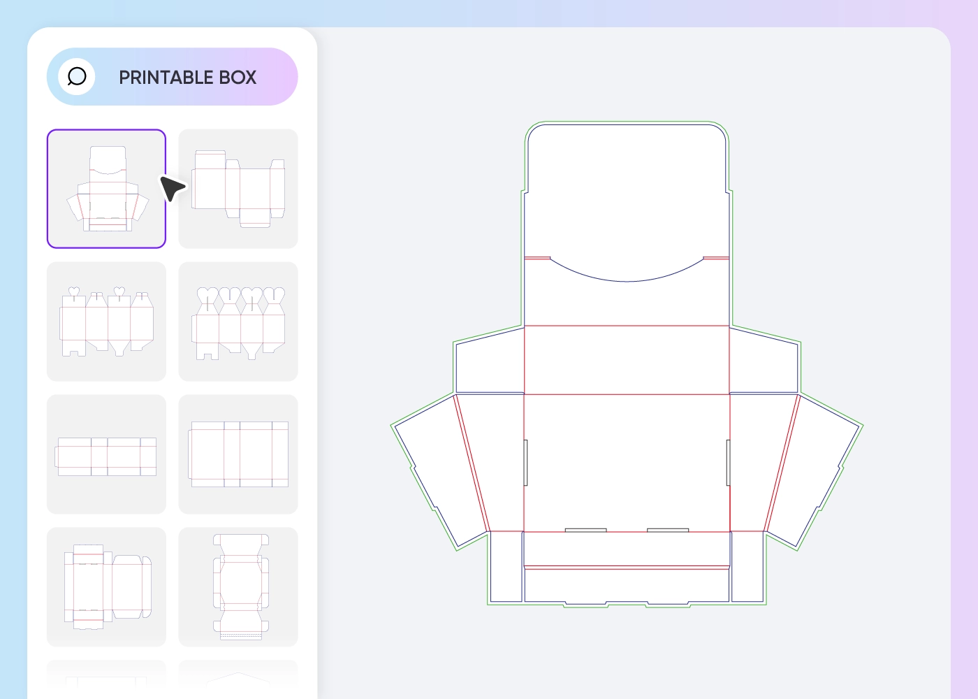 Free Printable Box Template Maker Edit Template Online