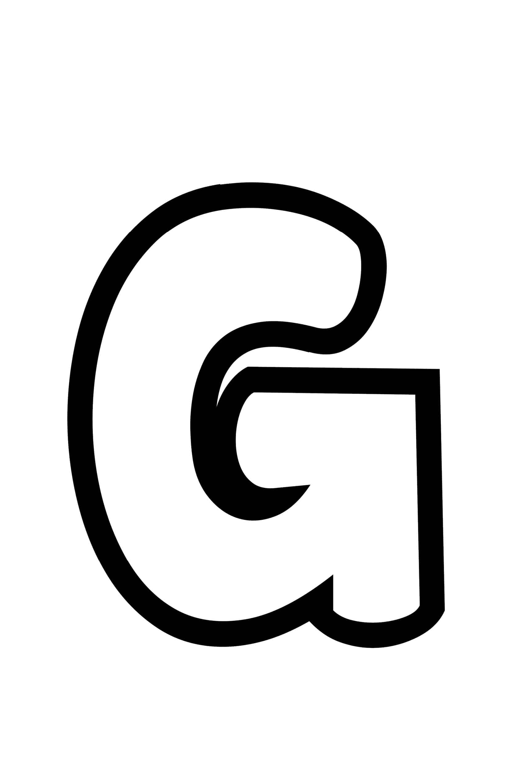Free Printable Bubble Letter Stencils Bubble Letter G Free Printable Bubble Letter Stencils Bubble Letter G