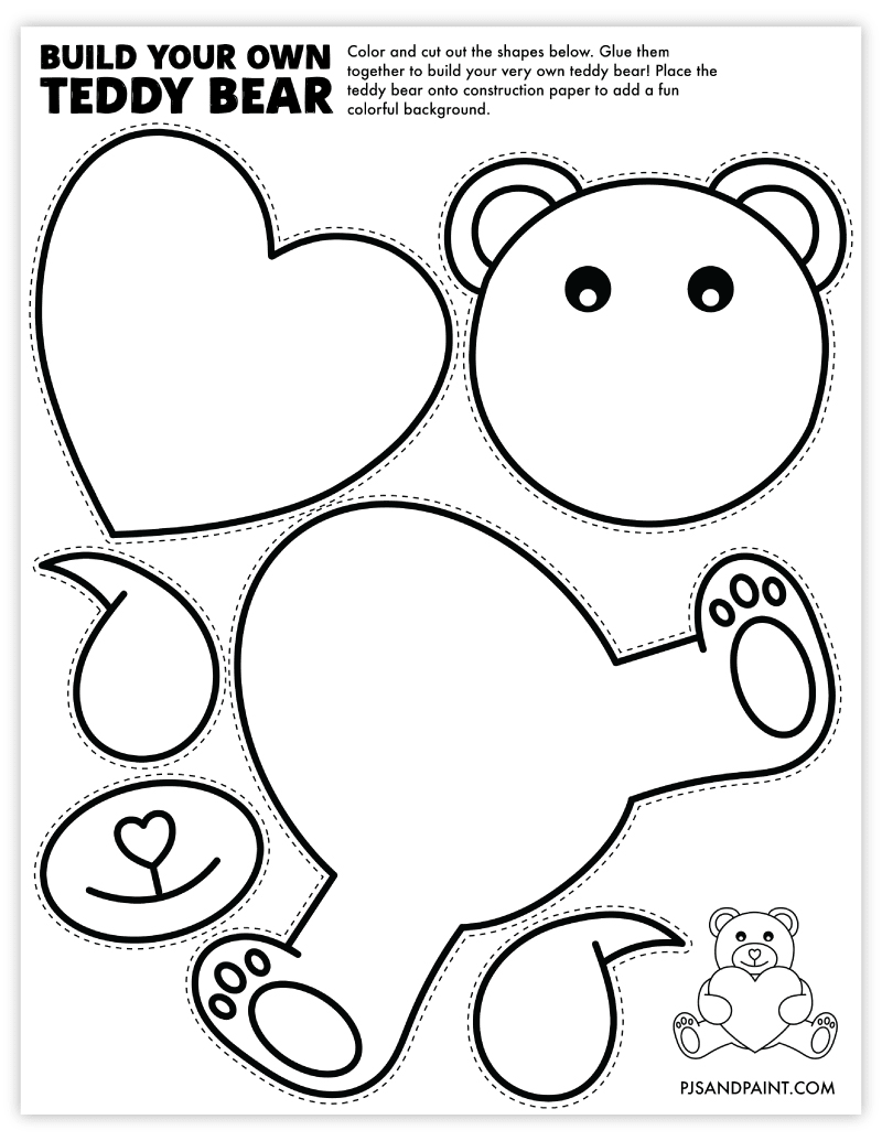 Free Printable Teddy Bear Templates Free Printable Teddy Bear Templates