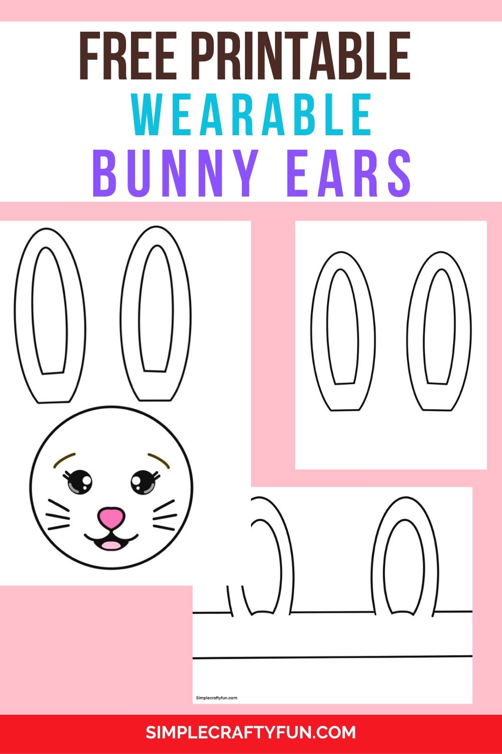 Free Printable Bunny Ear Templates Free Printable Bunny Ear Templates