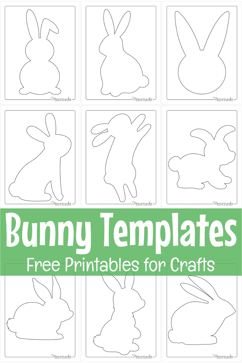 Free Printable Bunny Templates