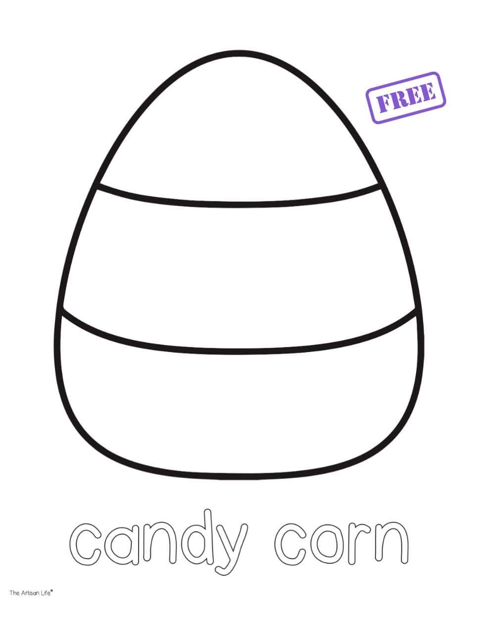 Free Printable Candy Corn Coloring Pages The Artisan Life Free Printable Candy Corn Coloring Pages The Artisan Life