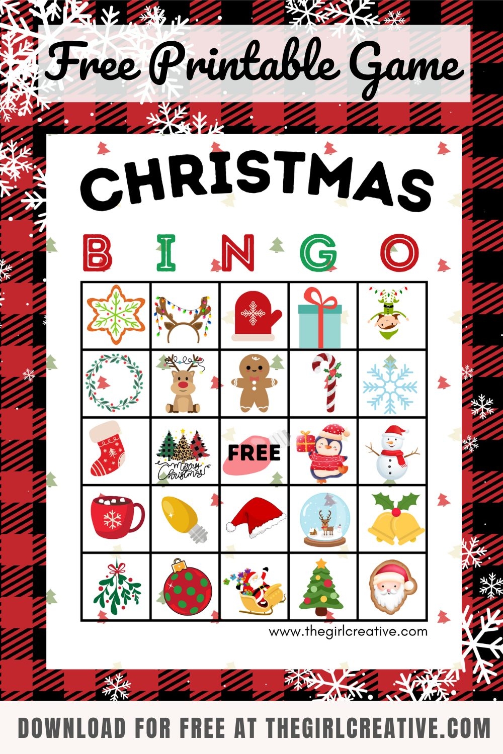 Free Printable Christmas Bingo Templates