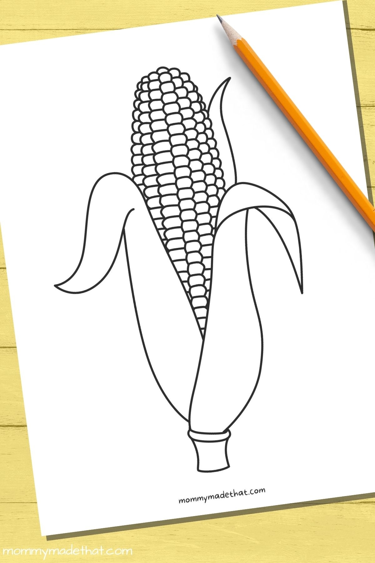Free Printable Indian Corn Templates