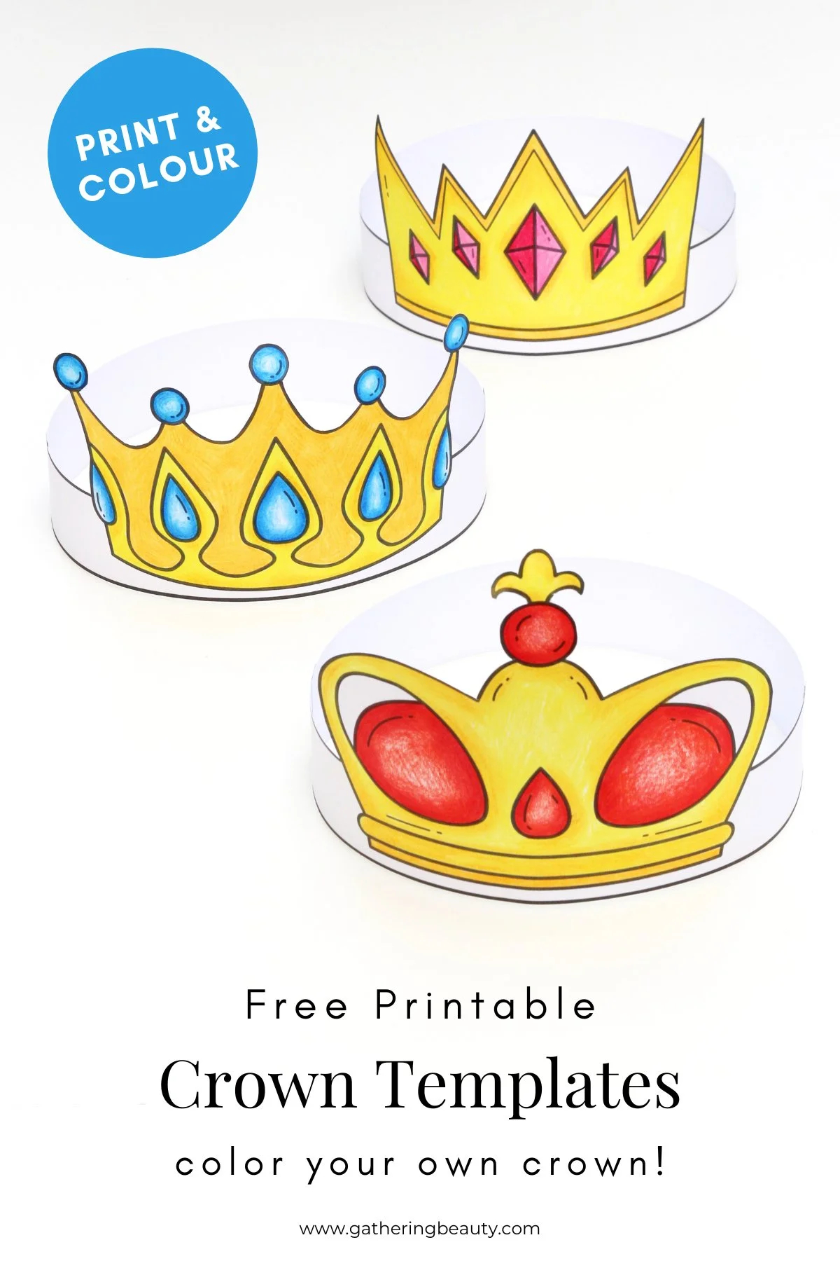 Free Printable Crown Craft Templates