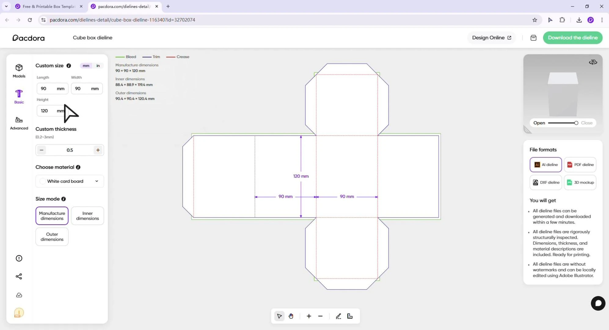 Free Printable Cube Templates For Papercraft DIY Gifts Free Printable Cube Templates For Papercraft DIY Gifts