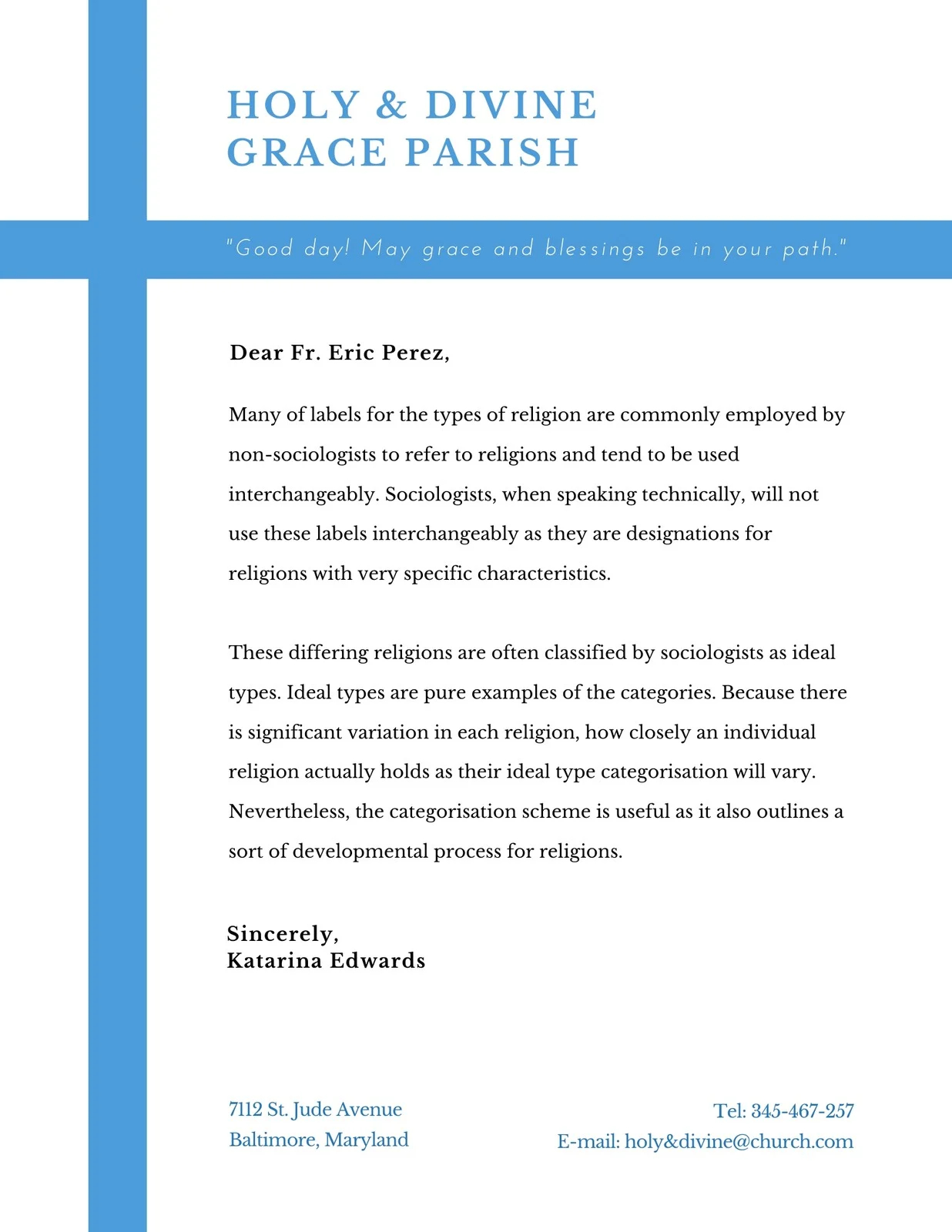 Free Printable Customizable Church Letterhead Templates Canva