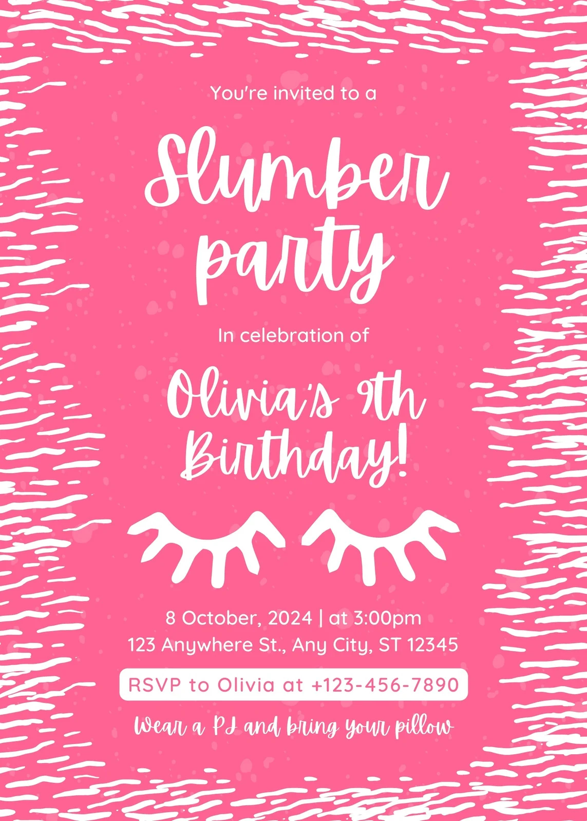 Free Printable Sleepover Invitation Templates Free Printable Sleepover Invitation Templates