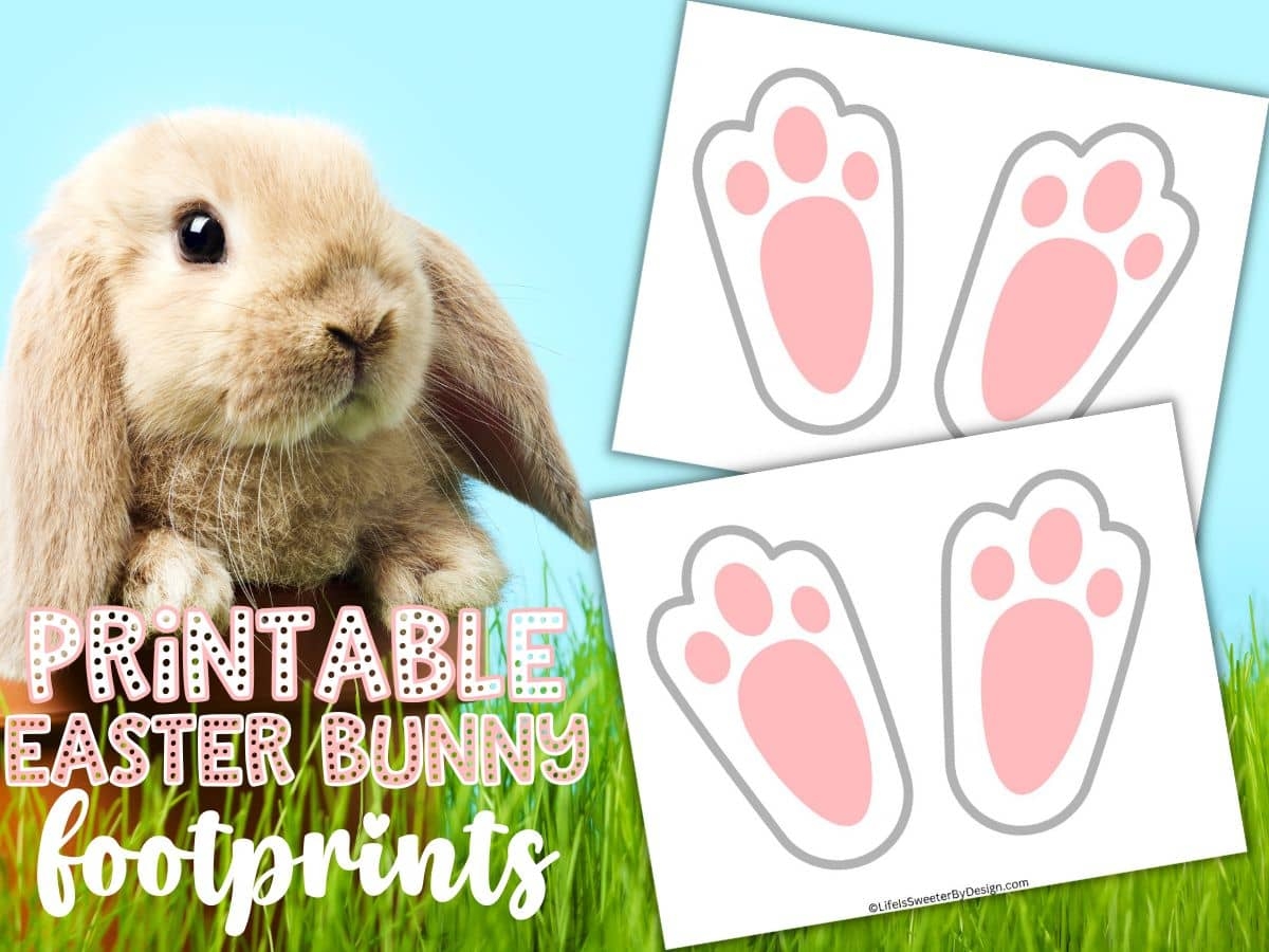 Free Printable Bunny Footprint Templates