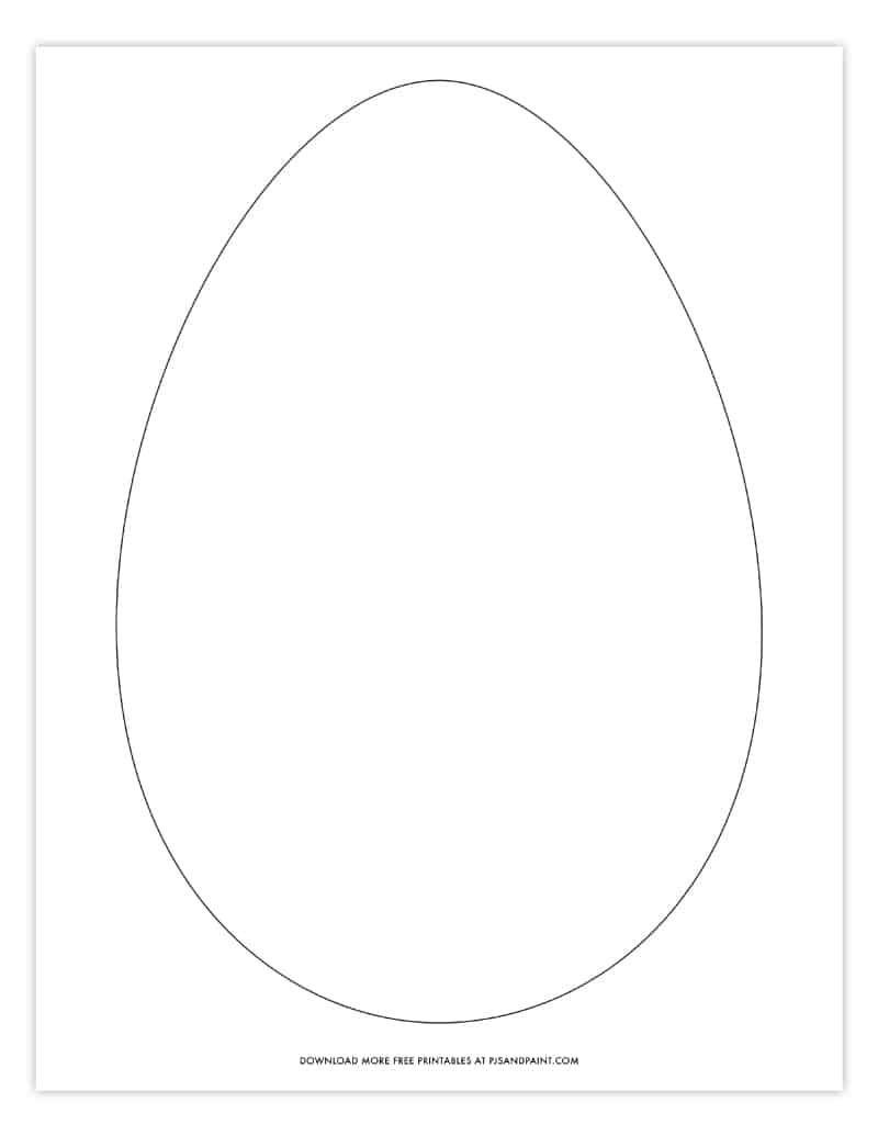 Free Printable Easter Egg Coloring Pages Easter Egg Template Free Printable Easter Egg Coloring Pages Easter Egg Template