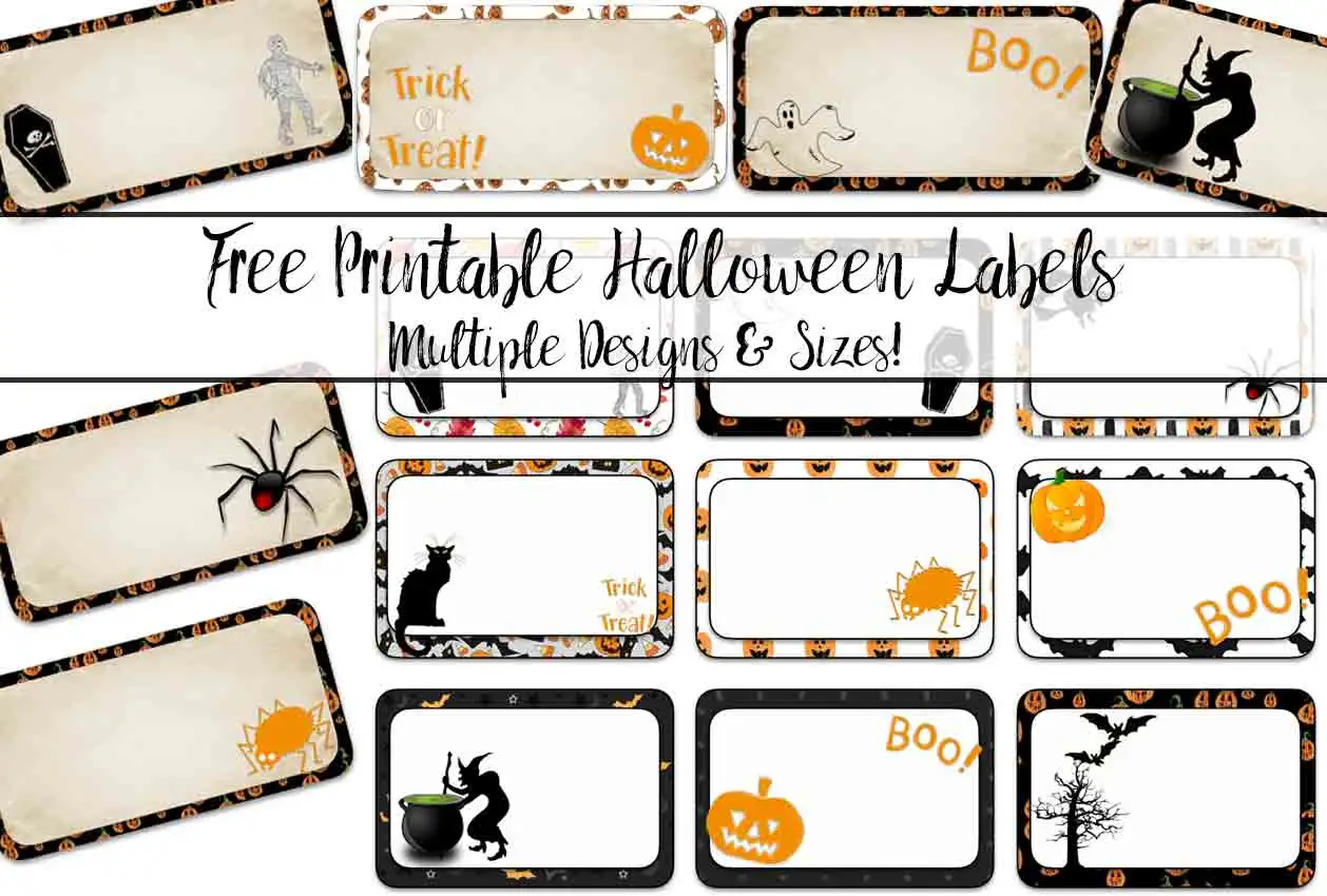 Free Printable Halloween Tag Templates