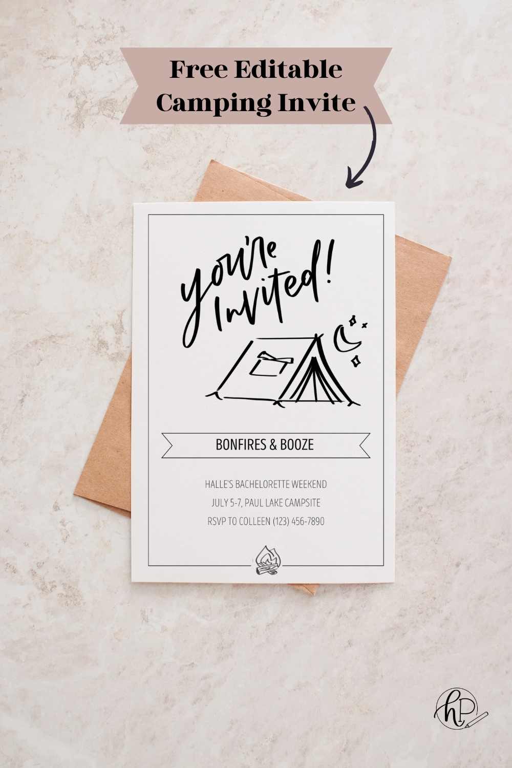 Free Printable Camping Invitation Templates Free Printable Camping Invitation Templates