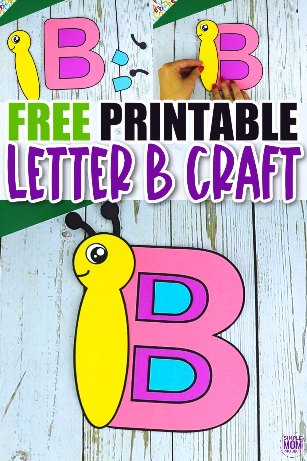 Free Printable Letter B Craft Template Simple Mom Project Free Printable Letter B Craft Template Simple Mom Project