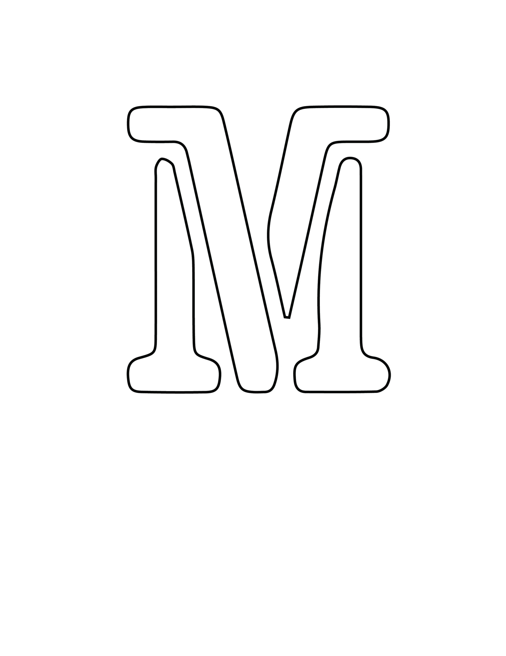 Free Printable Letter M Templates Free Printable Letter M Templates