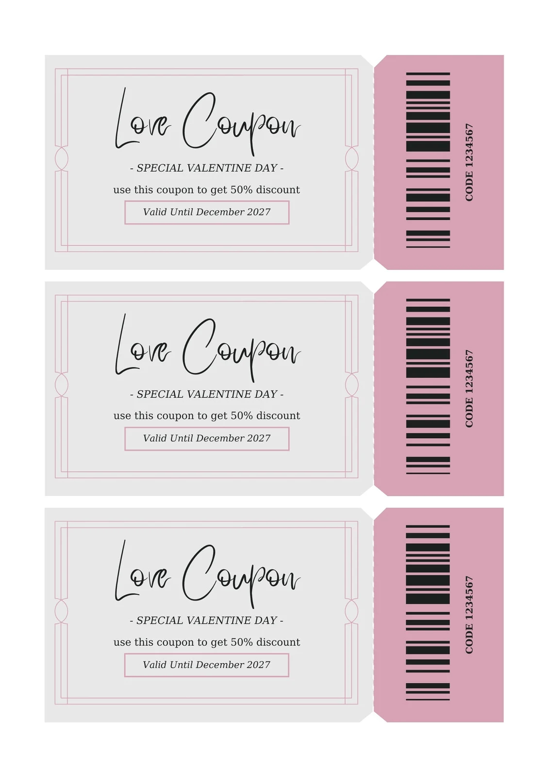 Free Printable Coupon Templates