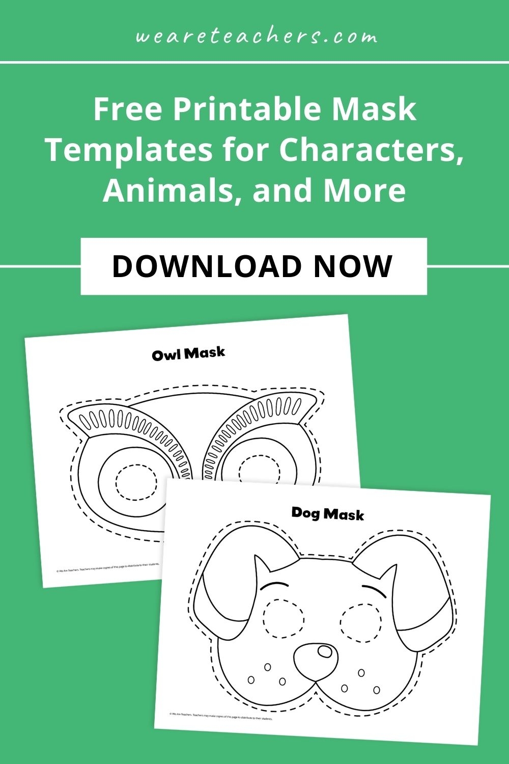 Free Printable Dog Mask Templates