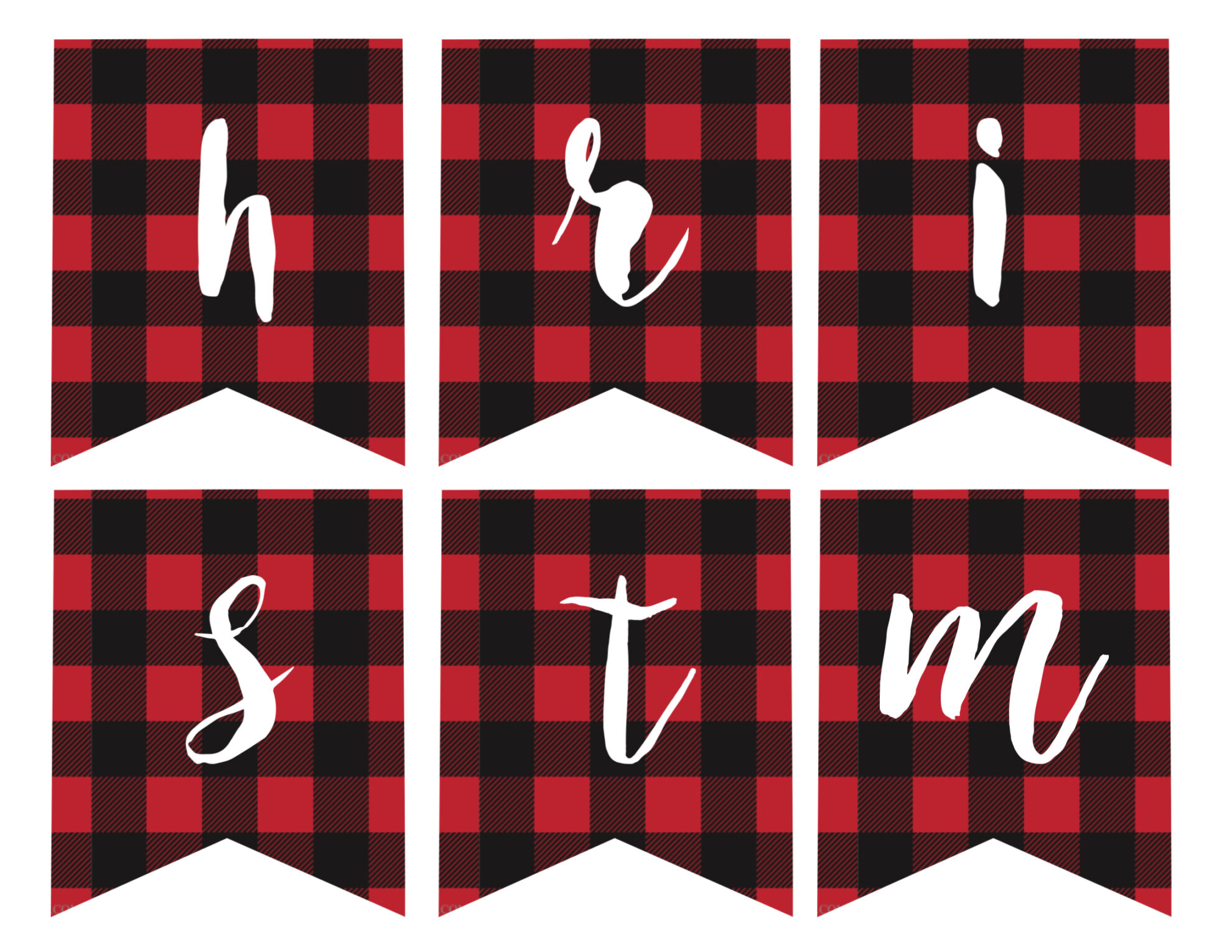 Free Printable Merry Christmas Banner Paper Trail Design
