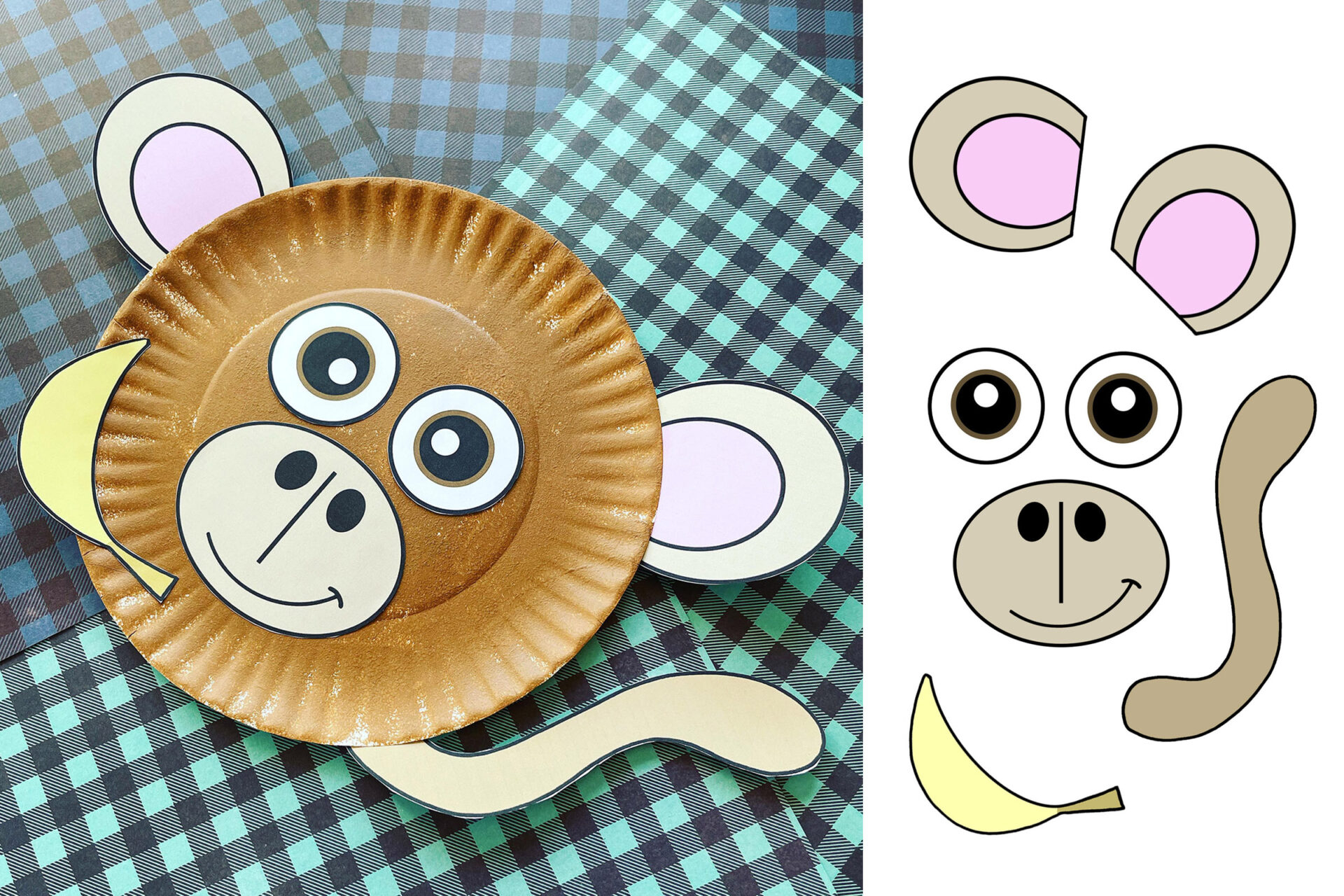 Free Printable Monkey Templates