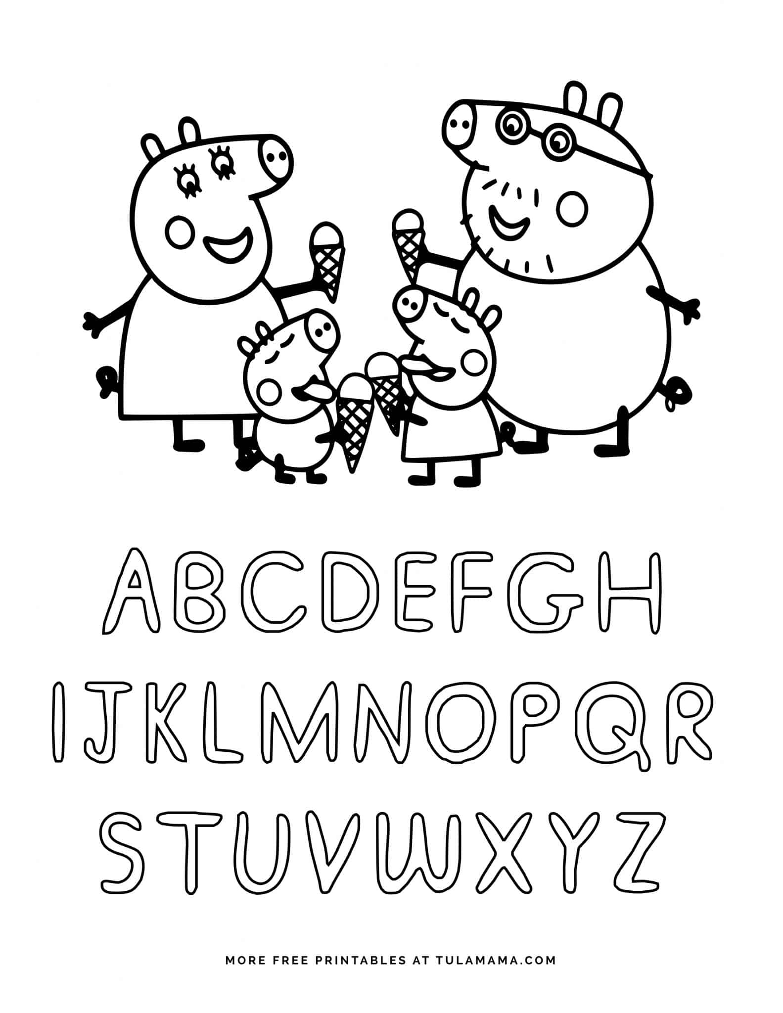 Free Printable Peppa Pig Templates