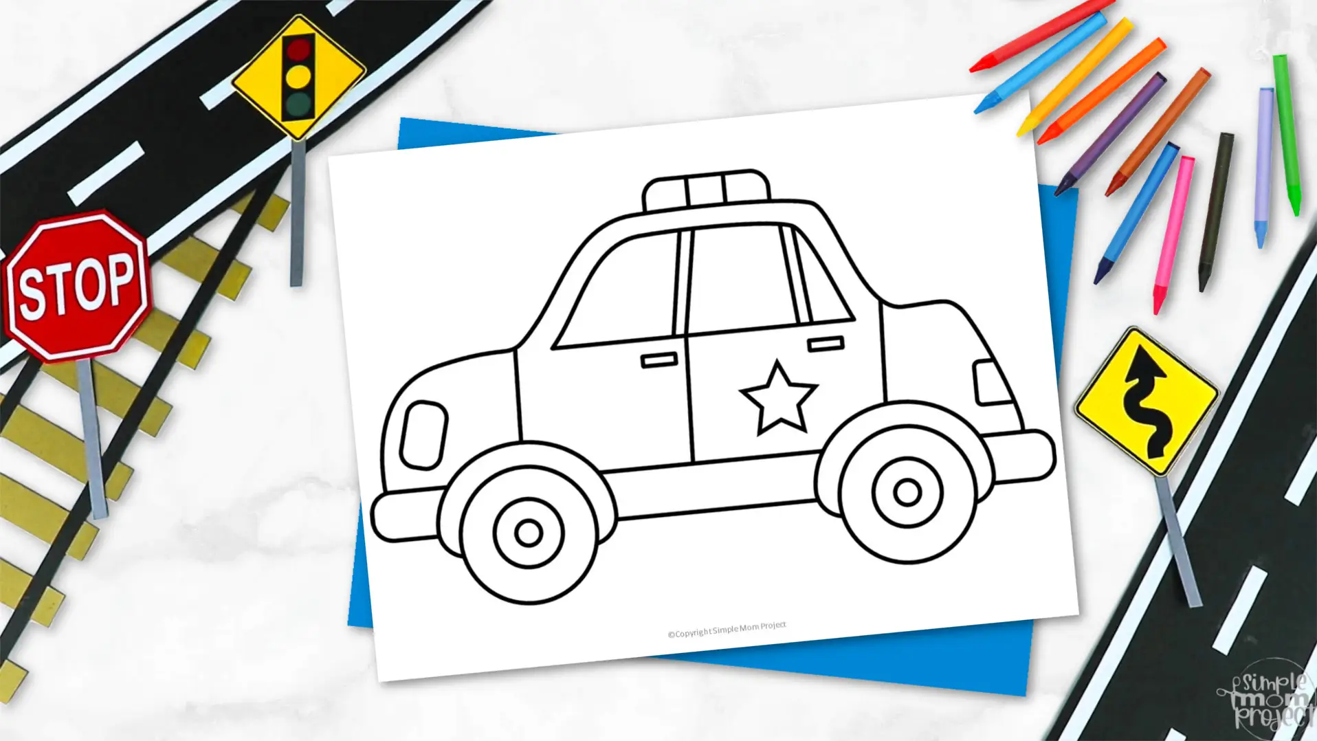 Free Printable Police Car Templates