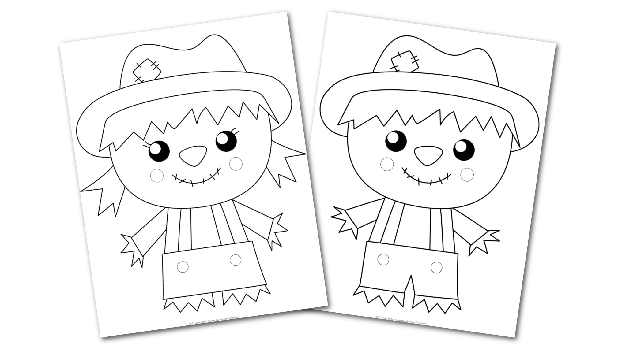 Free Printable Scarecrow Template Simple Mom Project Free Printable Scarecrow Template Simple Mom Project