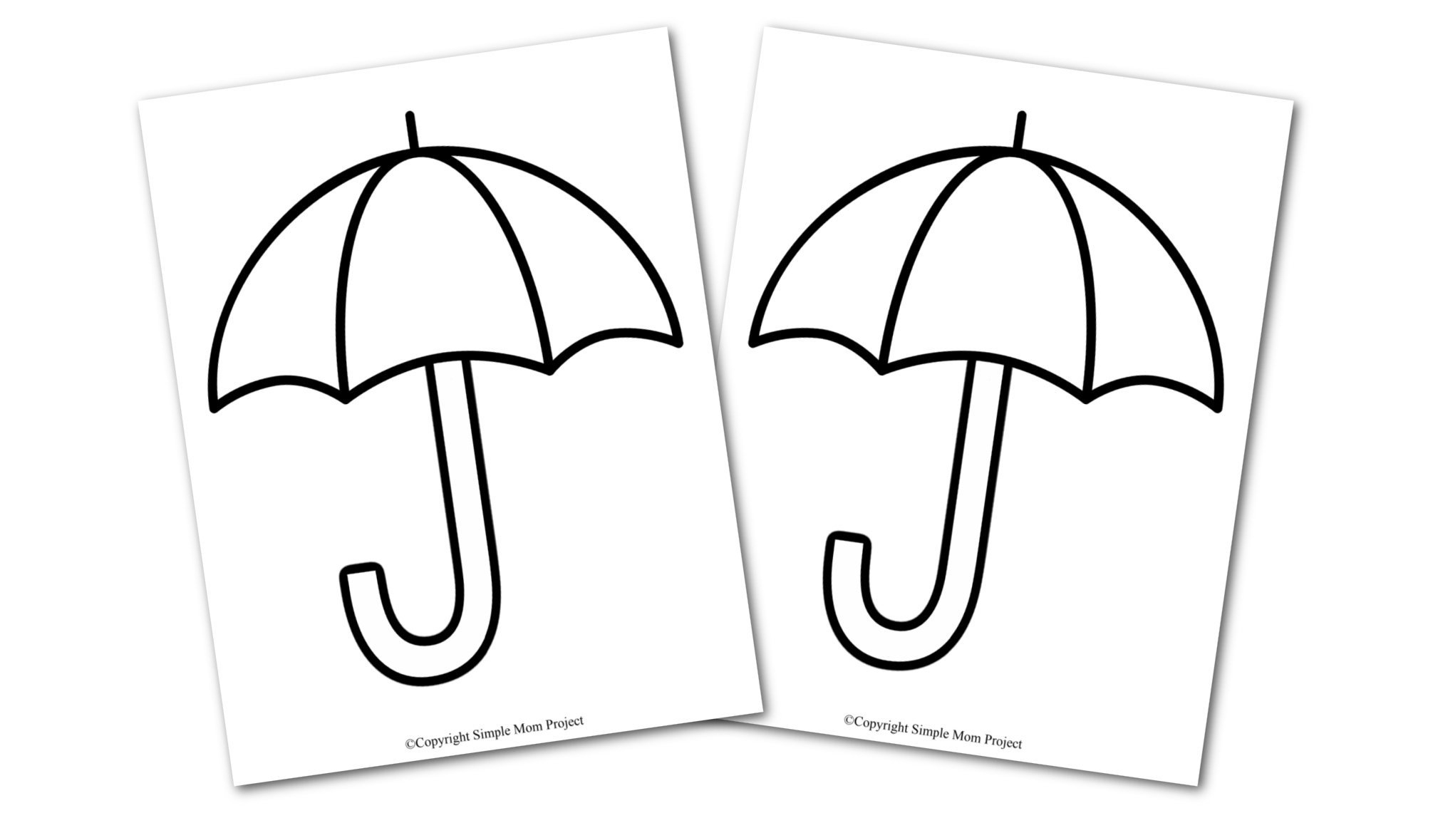 Free Printable Umbrella Pattern Templates