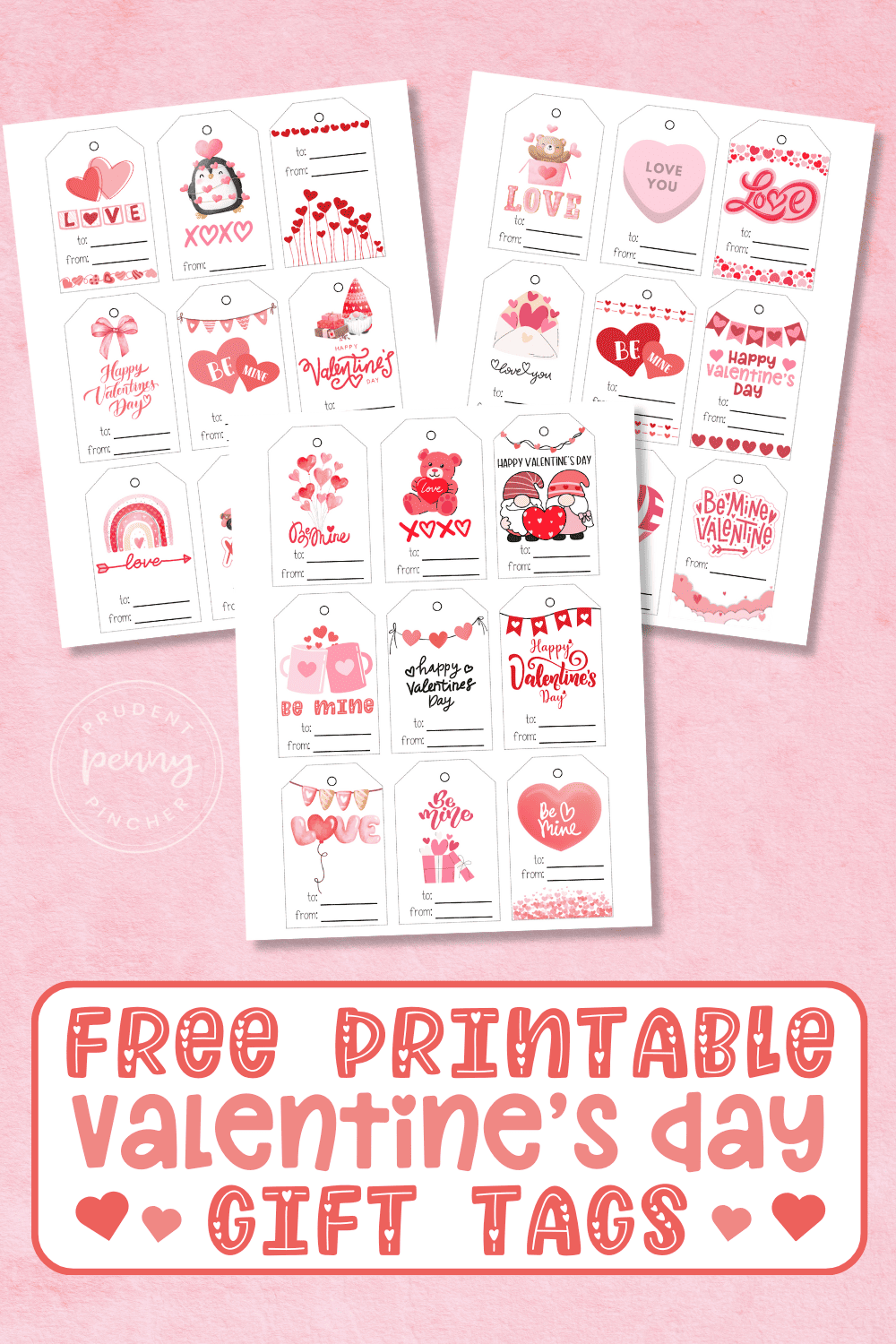 Free Printable Valentine Tag Templates Free Printable Valentine Tag Templates
