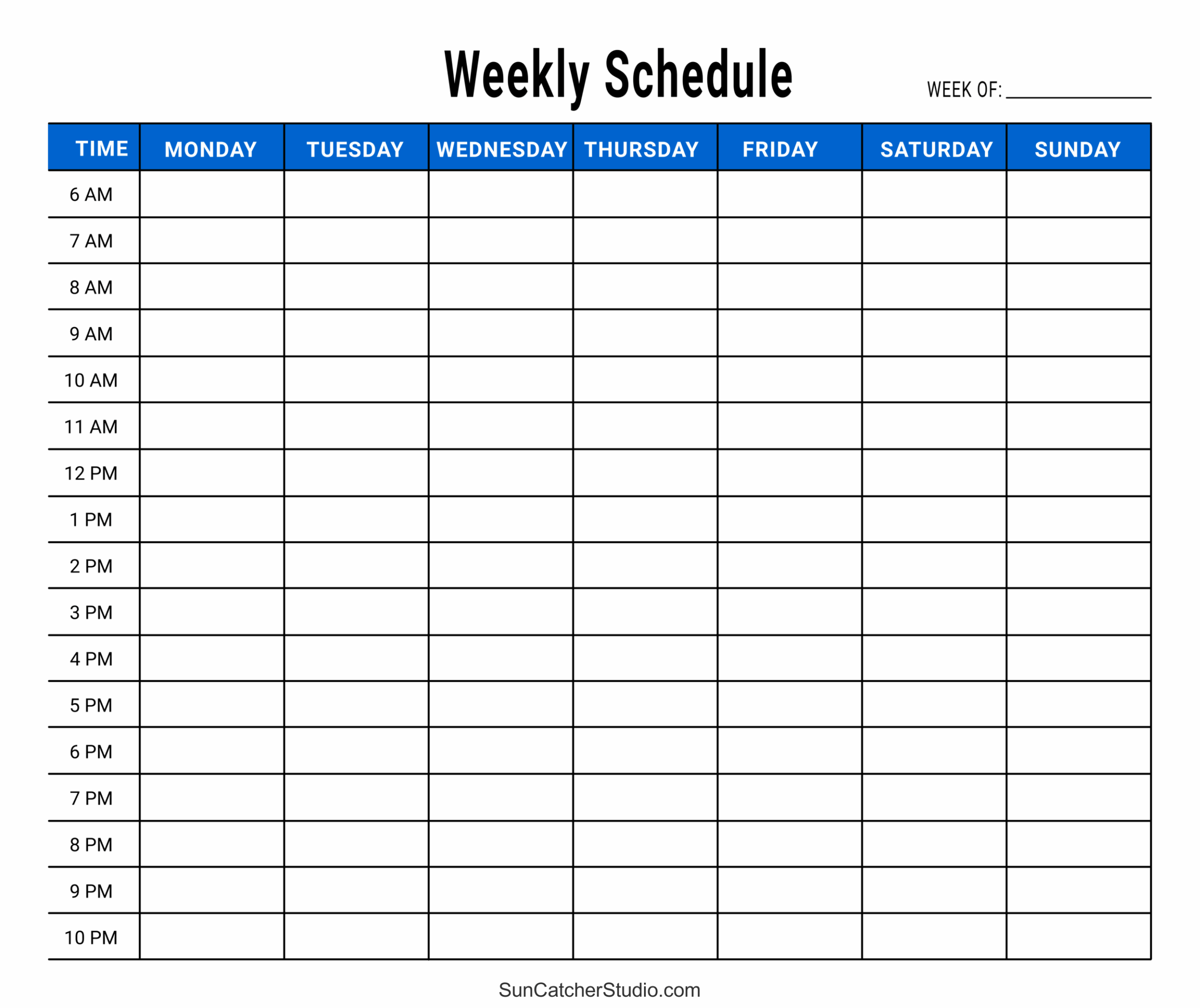 Free Printable Weekly Planner Templates PDF Free Printables Monograms Design Tools Patterns DIY Projects