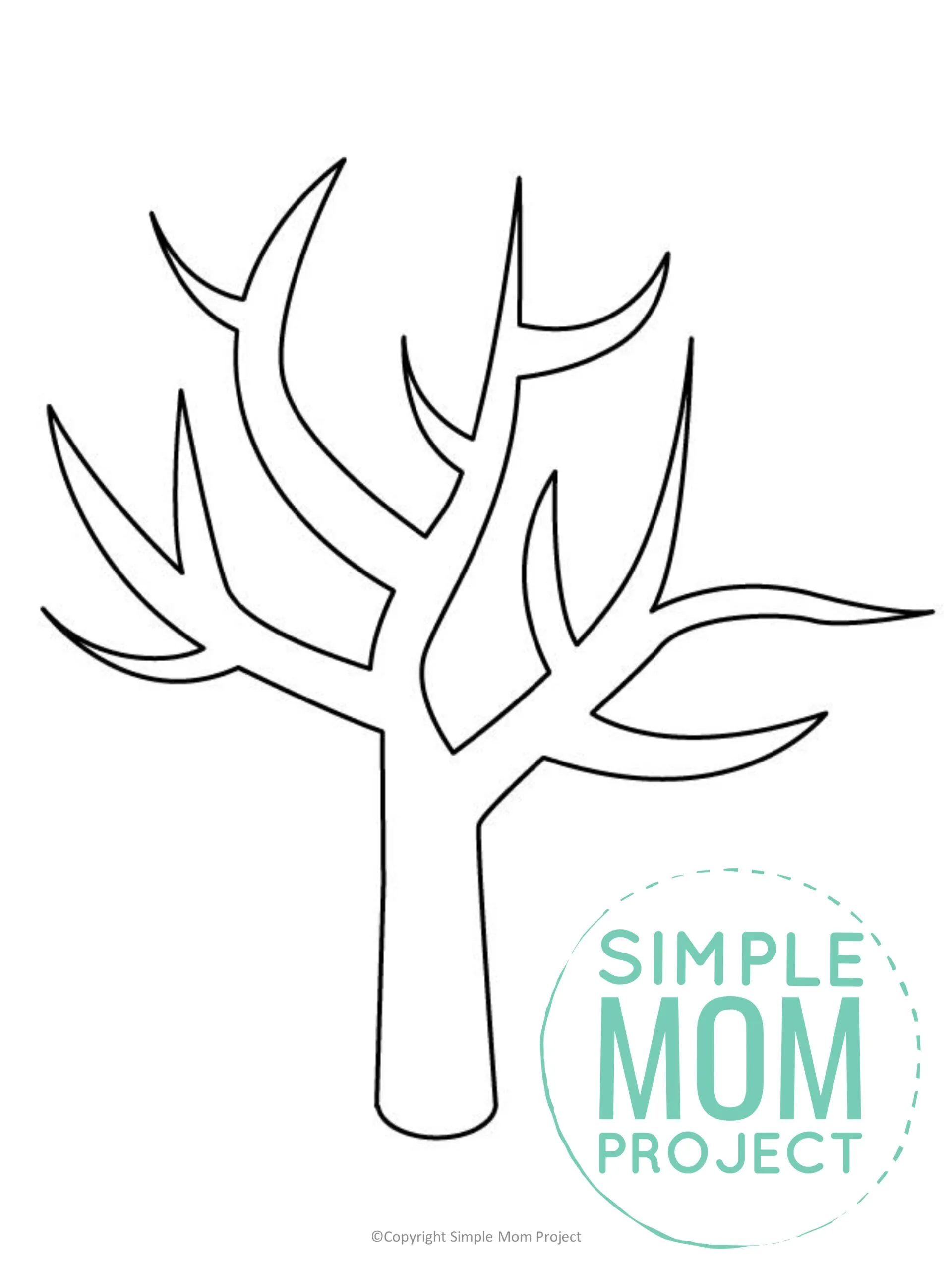 Free Printable Tree Templates Free Printable Tree Templates