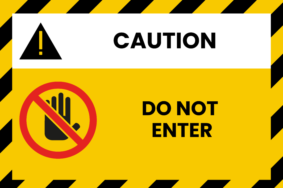 Free Printable Danger Sign Templates