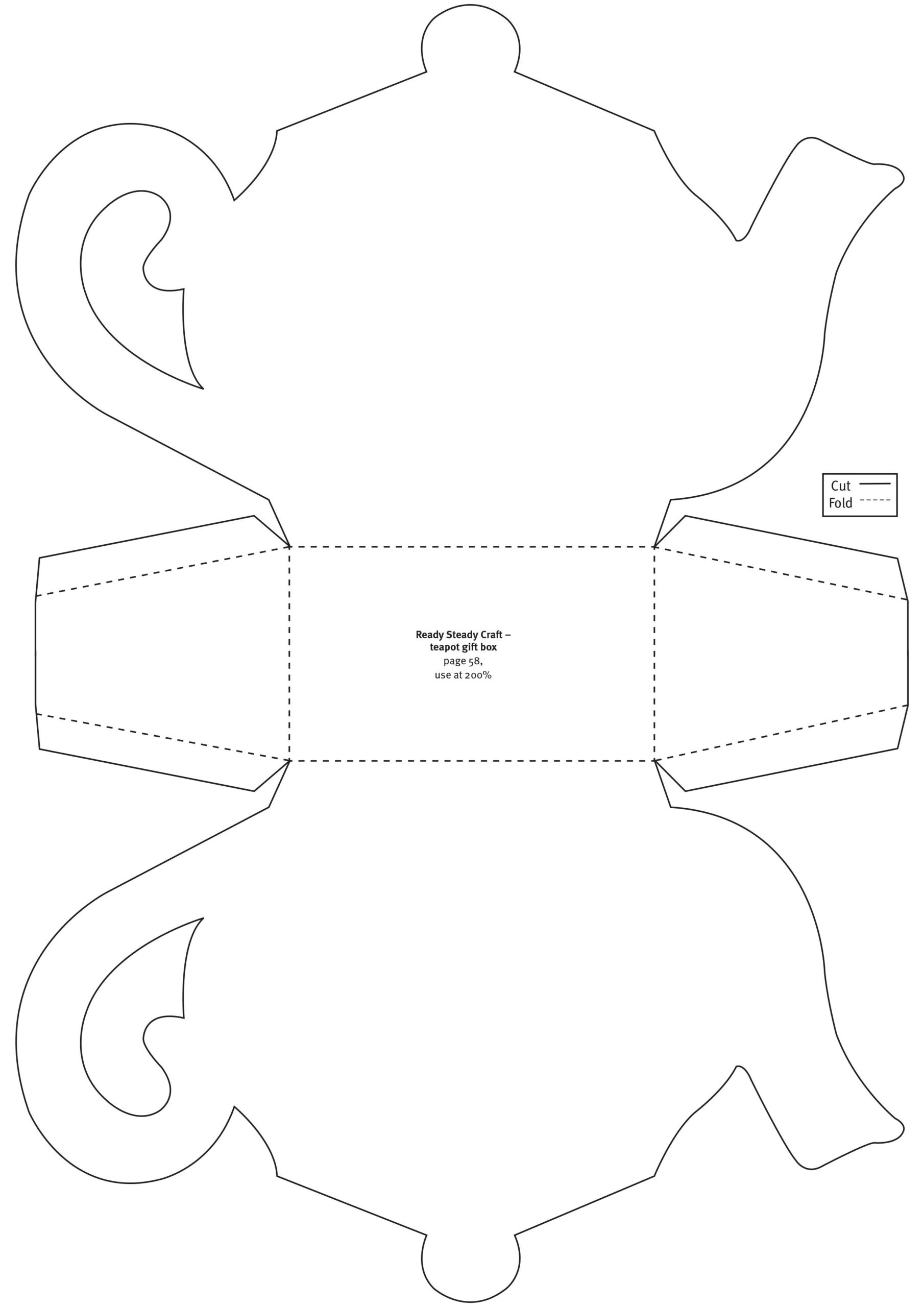 Free Teapot Gift Box And Stepper Card Templates Gathered
