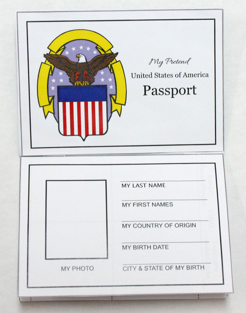 Free Travel Printables For Kids Pretend Passport Free Travel Printables For Kids Pretend Passport