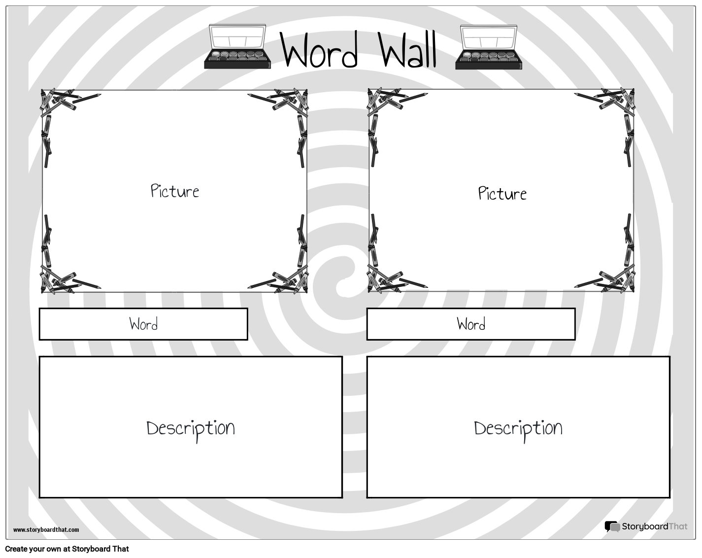 Free Printable Word Wall Templates Free Printable Word Wall Templates