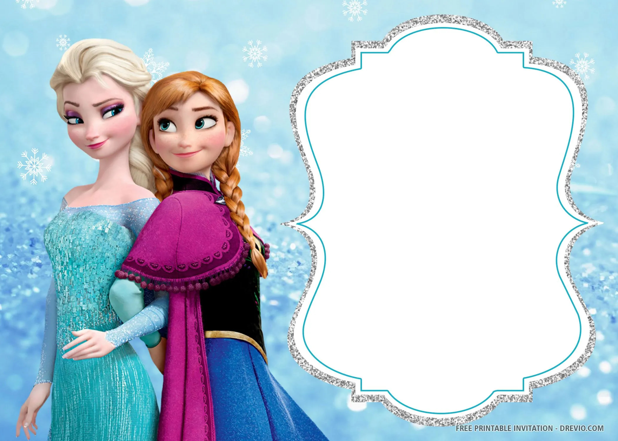Frozen Printable Birthday Card Printable Party Favors Frozen Printable Birthday Card Printable Party Favors