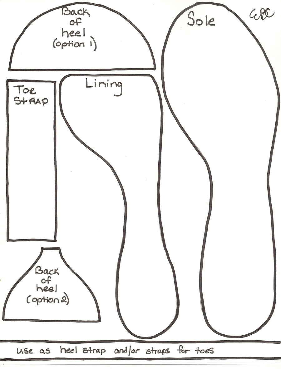 Free Printable Shoe Sole Templates Free Printable Shoe Sole Templates