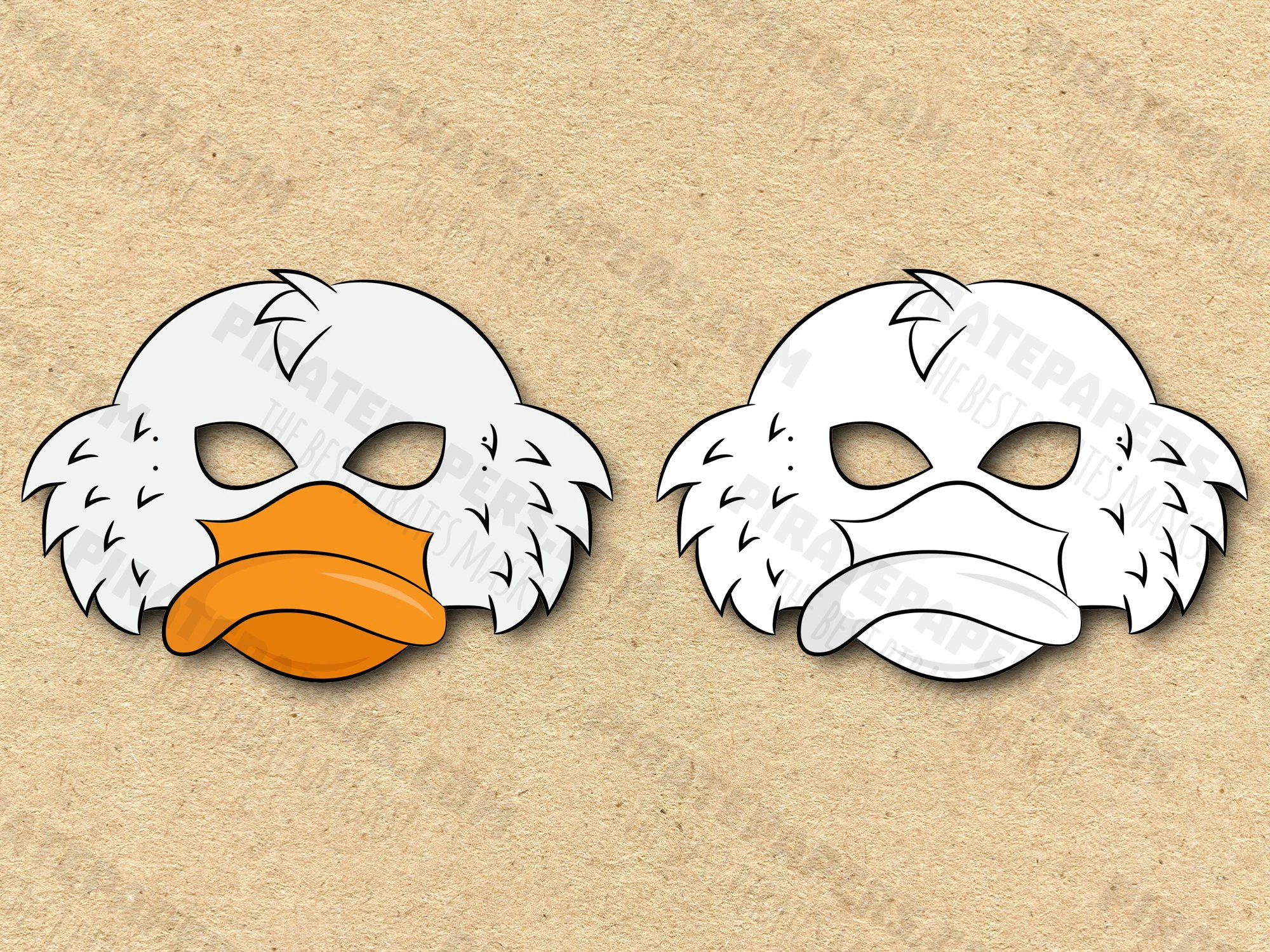 Free Printable Goose Mask Templates