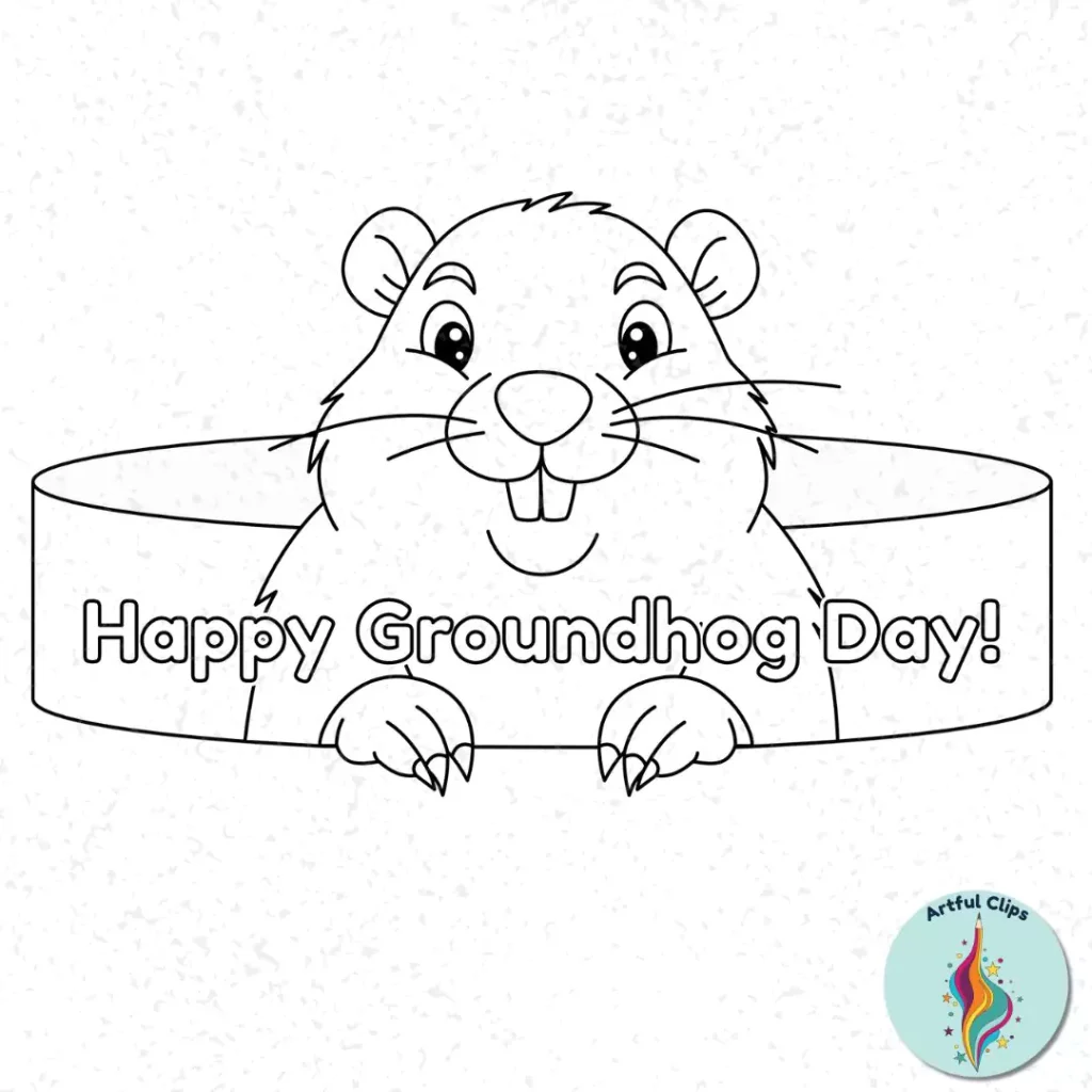 Free Printable Groundhog Headband Templates