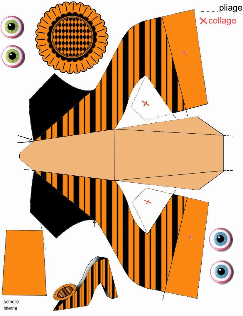 Free Printable Witch Shoe Templates Free Printable Witch Shoe Templates