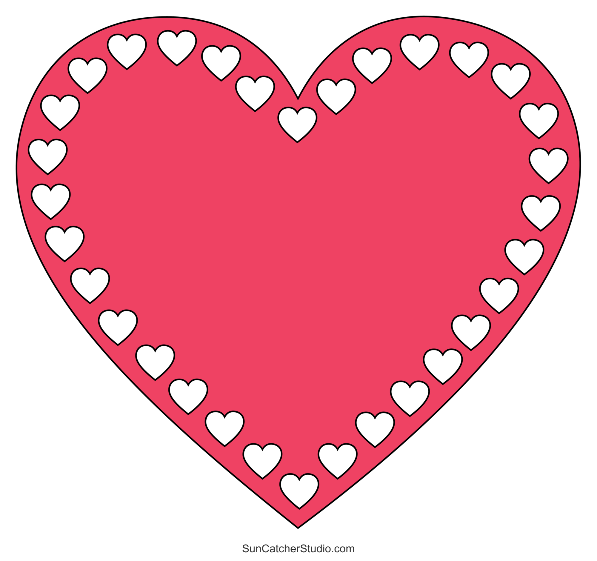 Free Printable Valentine Heart Templates