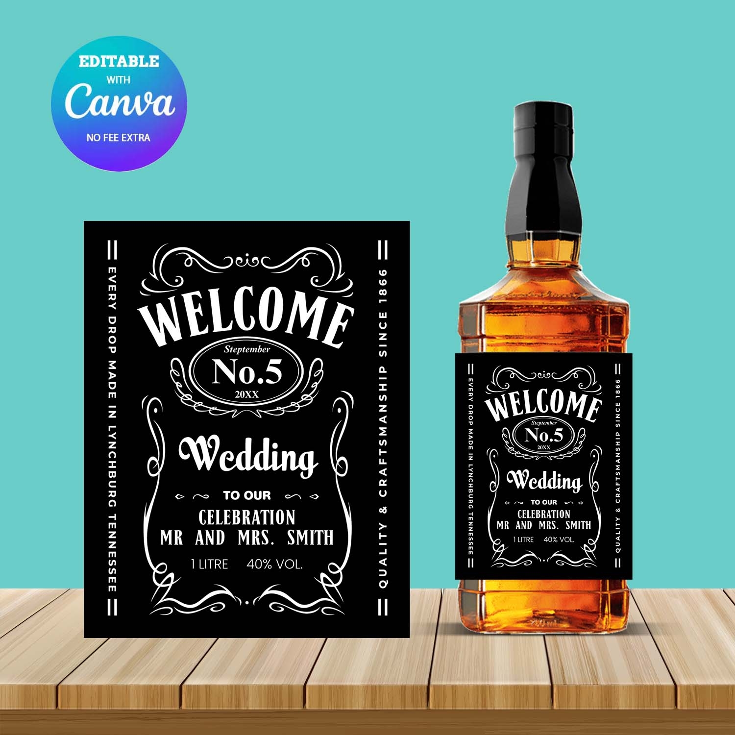 Jack Daniel s Bottle Label Template