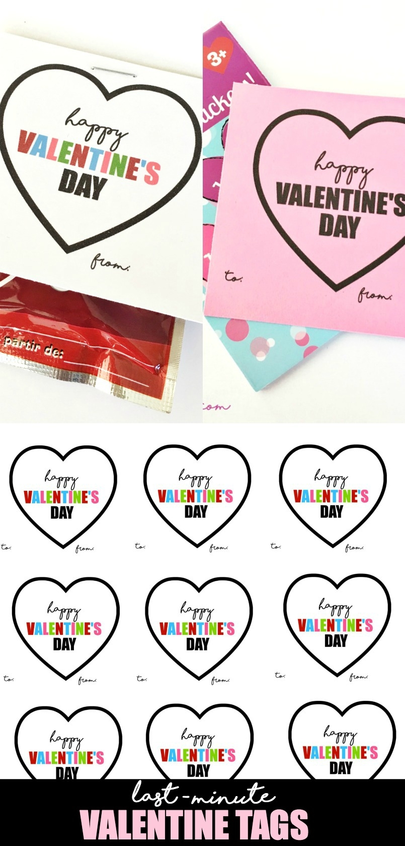 Last Minute Classroom Valentine Tags U Create Last Minute Classroom Valentine Tags U Create