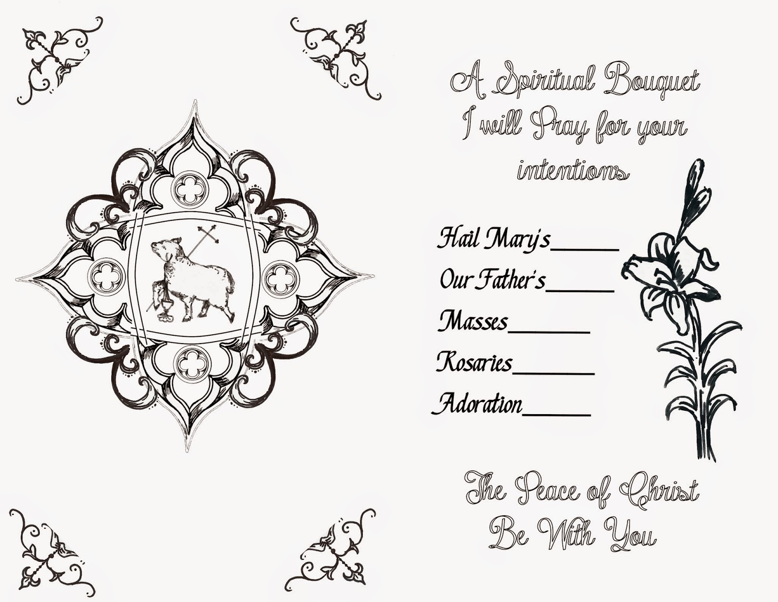 Life Love Sacred Art Spiritual Bouquet Coloring Cards And FREE Sample For You