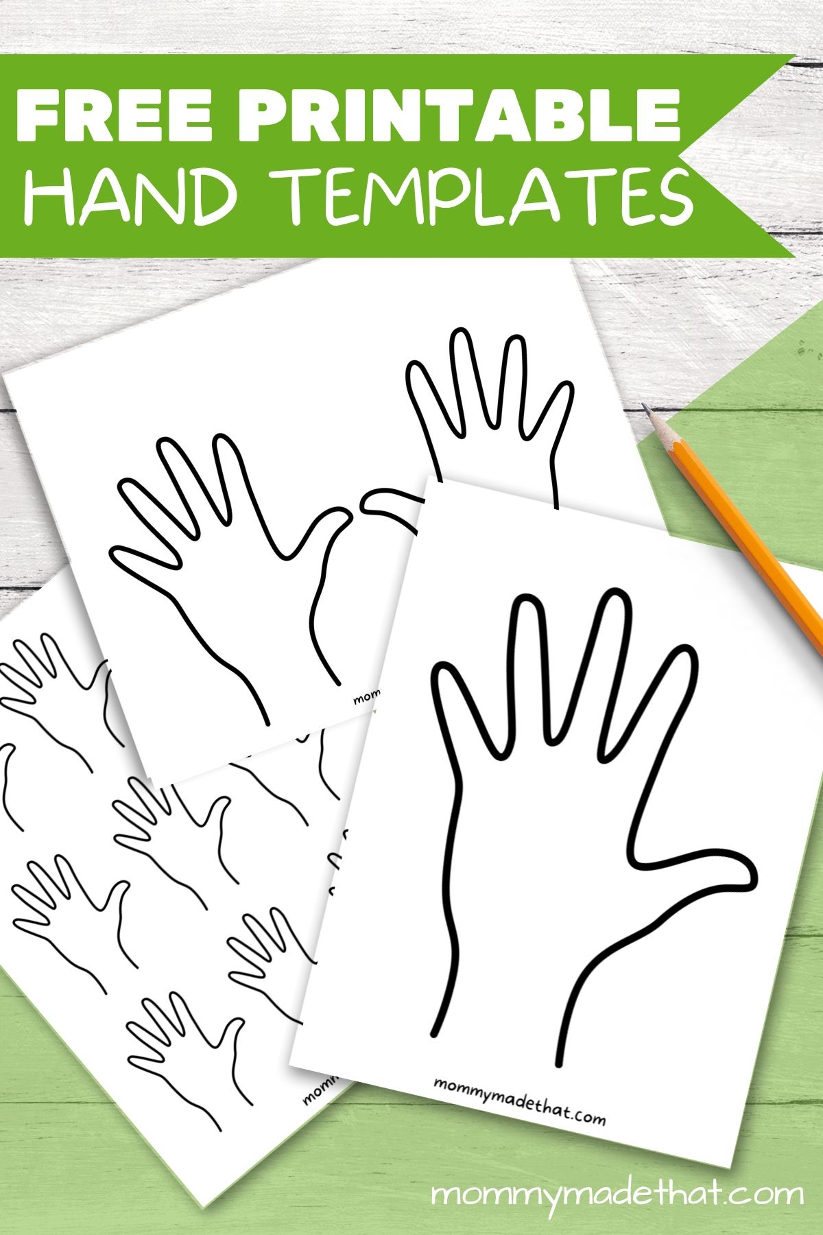 Free Printable Hand Templates Free Printable Hand Templates