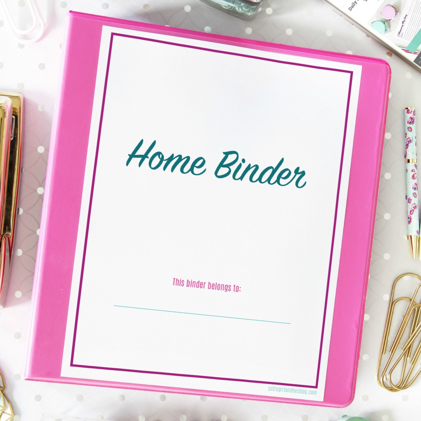 Free Printable Home Organization Templates